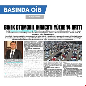 BİNEK OTOMOBİL İHRACATI TAM GAZ DEVAM EDİYOR